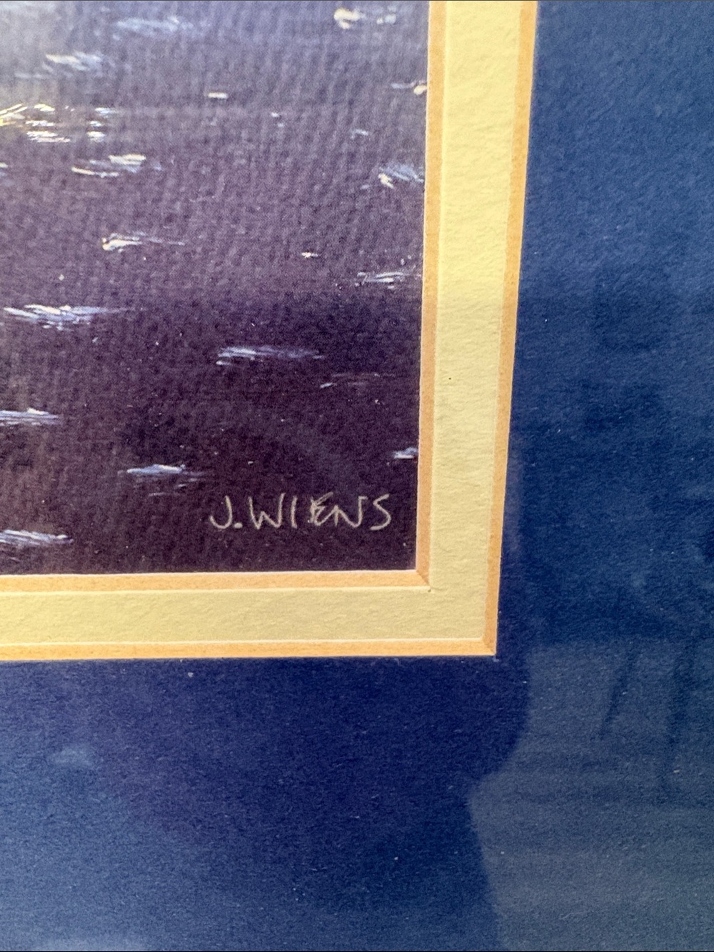 Framed Sailboat Wall Art in Blue and White - Picture 3 of 5